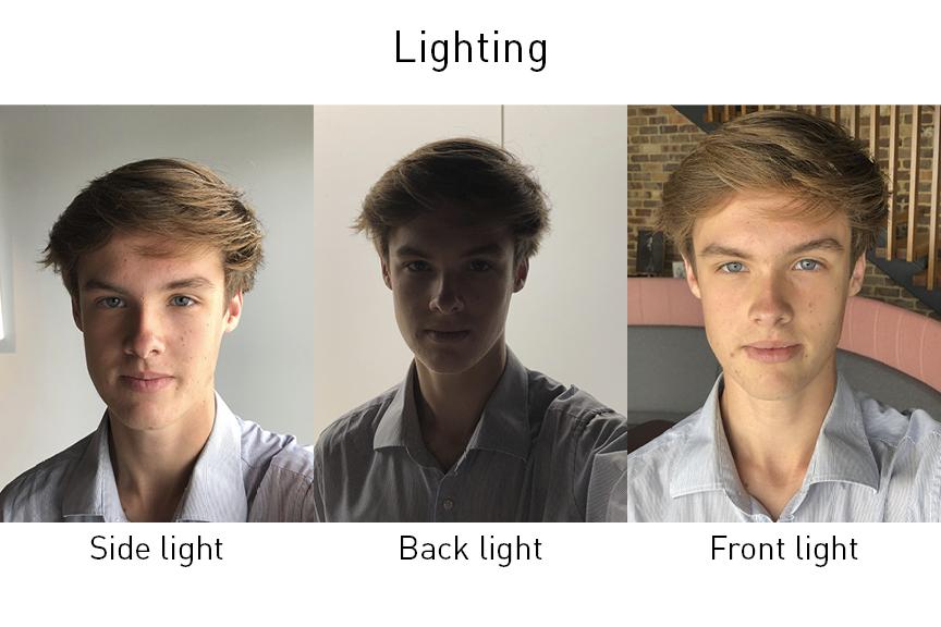 How to take a great selfie - lighting